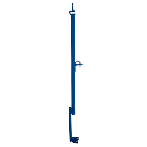 W- style scaffolding guard rail post W- style scaffolding guard rail post