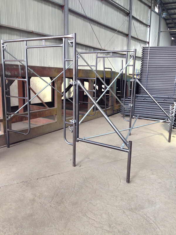 arch scaffolding end frame lock