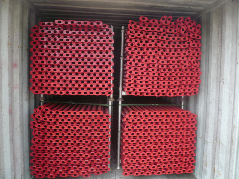 Cuplock Scaffolding Ledger / Horizontal Red Painted Manunfactured High Quality