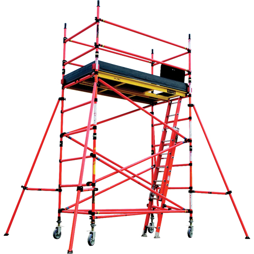 Fibreglass scaffolding