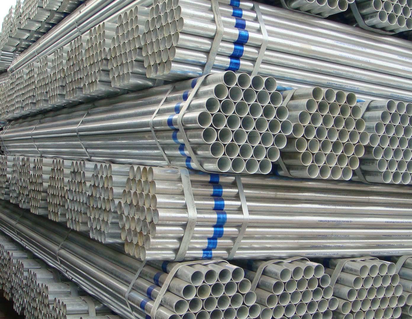 Galvanized scaffolding tube