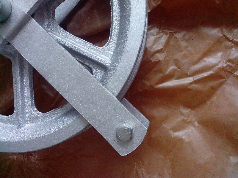 Hoist Pulley Wheel for Scaffolding with Electro Galvanized Surface