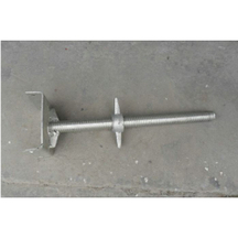Mason Frame Scaffolding Part-Adjustable Jack Bace with U Head
