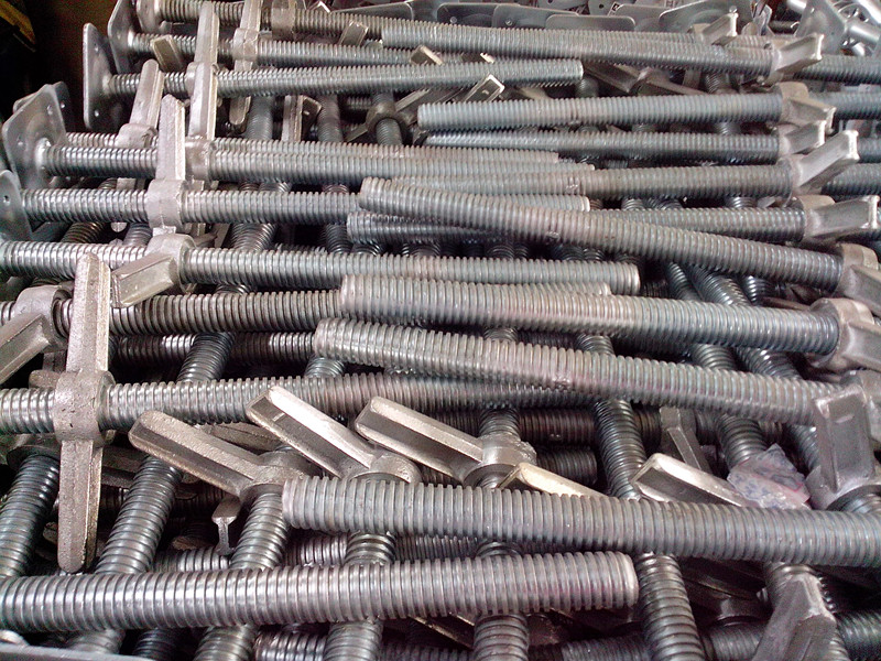 Scaffolding Screw Jack with Electro Galvanized Surface