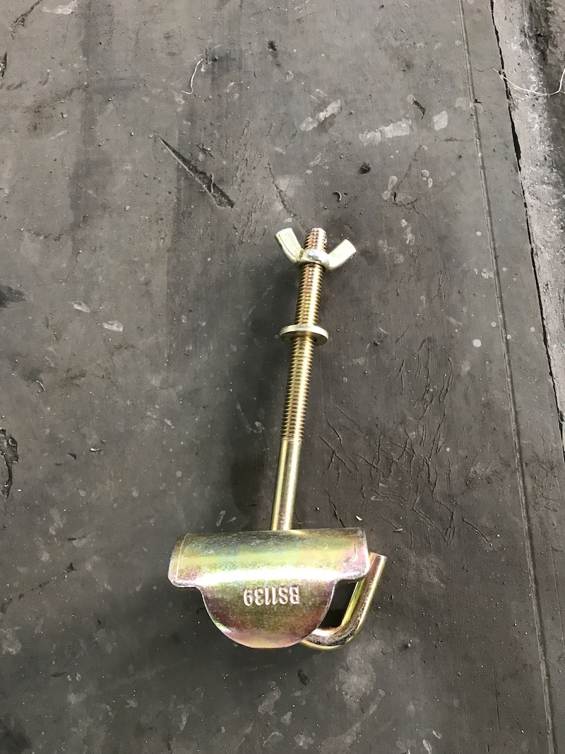 Scaffolding Ladder Coupler Pressed Steel with Wing Nut