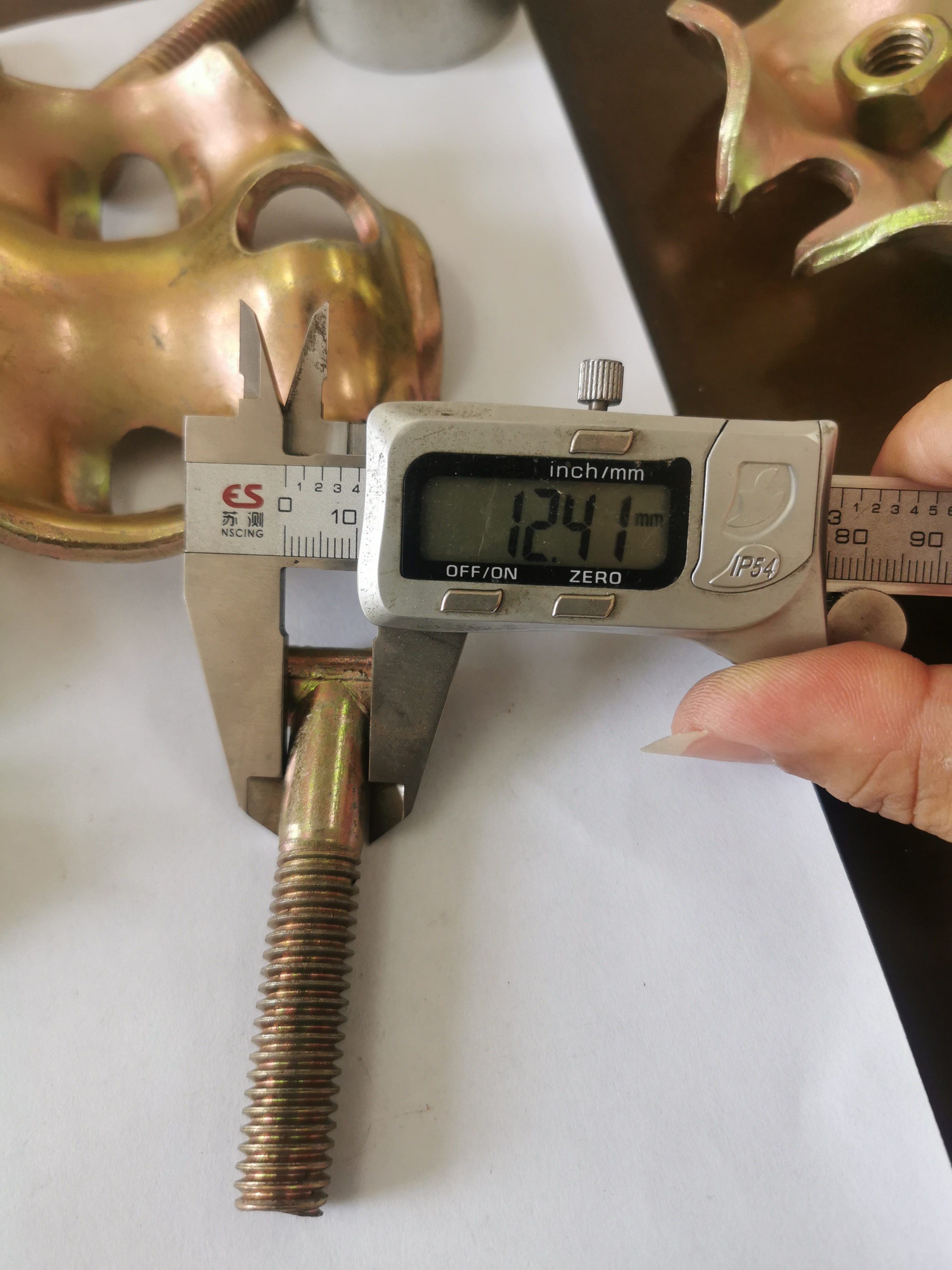 Scaffolding Double Coupler with four bolts Italy