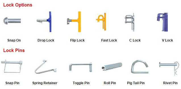 Toggle Pin Electro Galvanized Frame Scaffolding Accessories