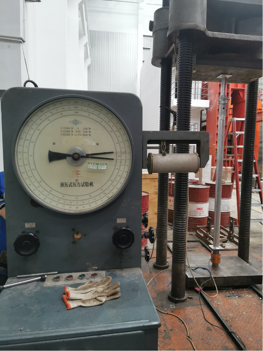 Post shore loading test 1